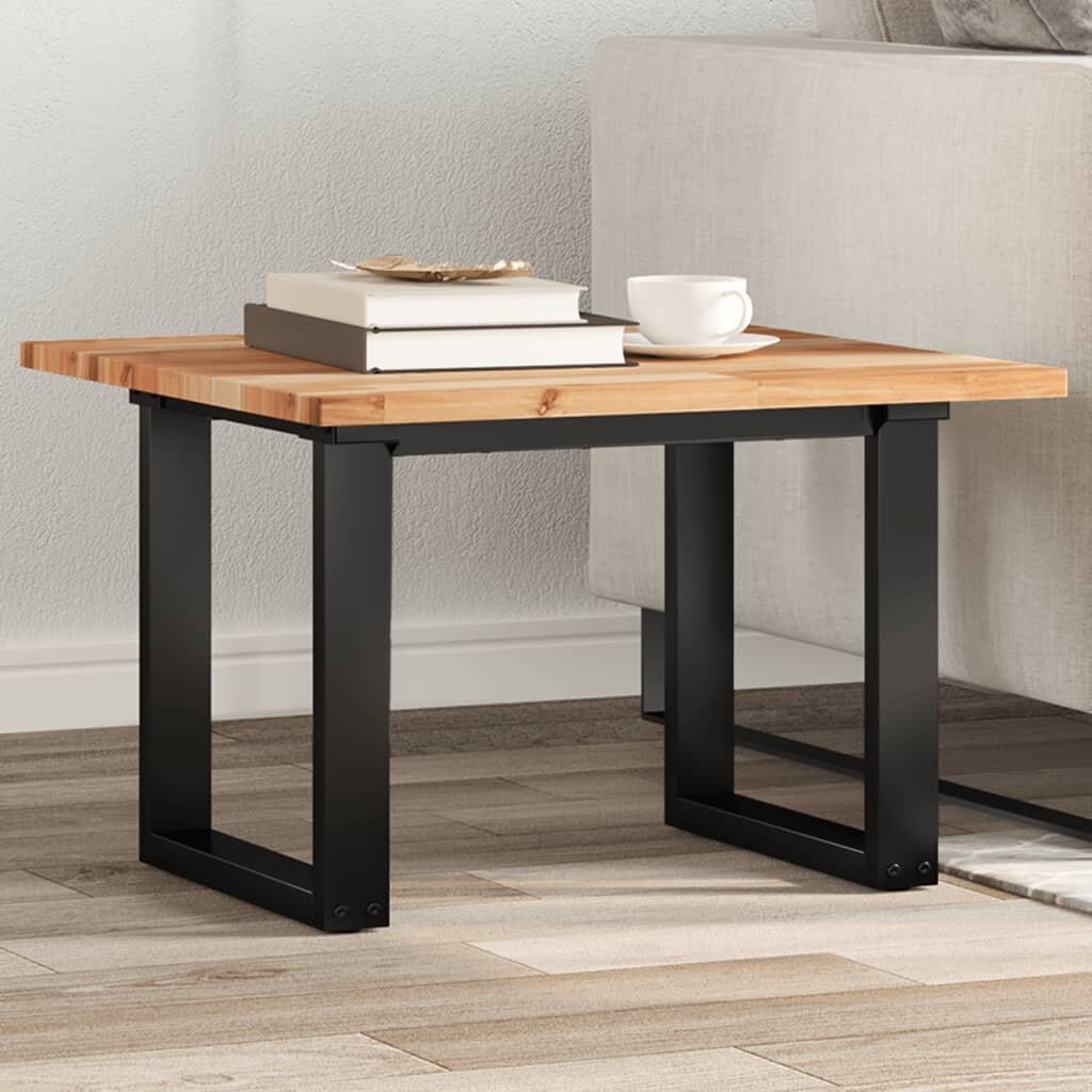 vidaXL Плот за маса квадратен 60x60x2 см масивна акация