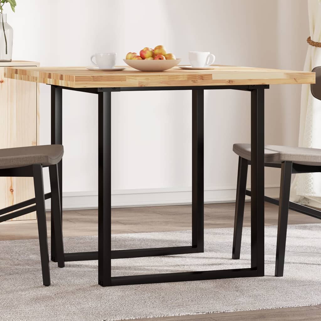 vidaXL Плот за маса квадратен 90x90x4 см масивна акация