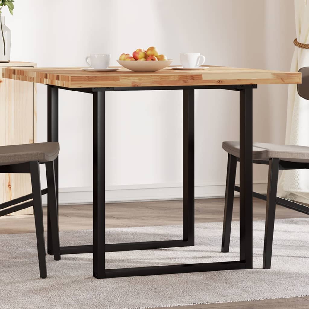 vidaXL Плот за маса квадратен 90x90x4 см масивна акация
