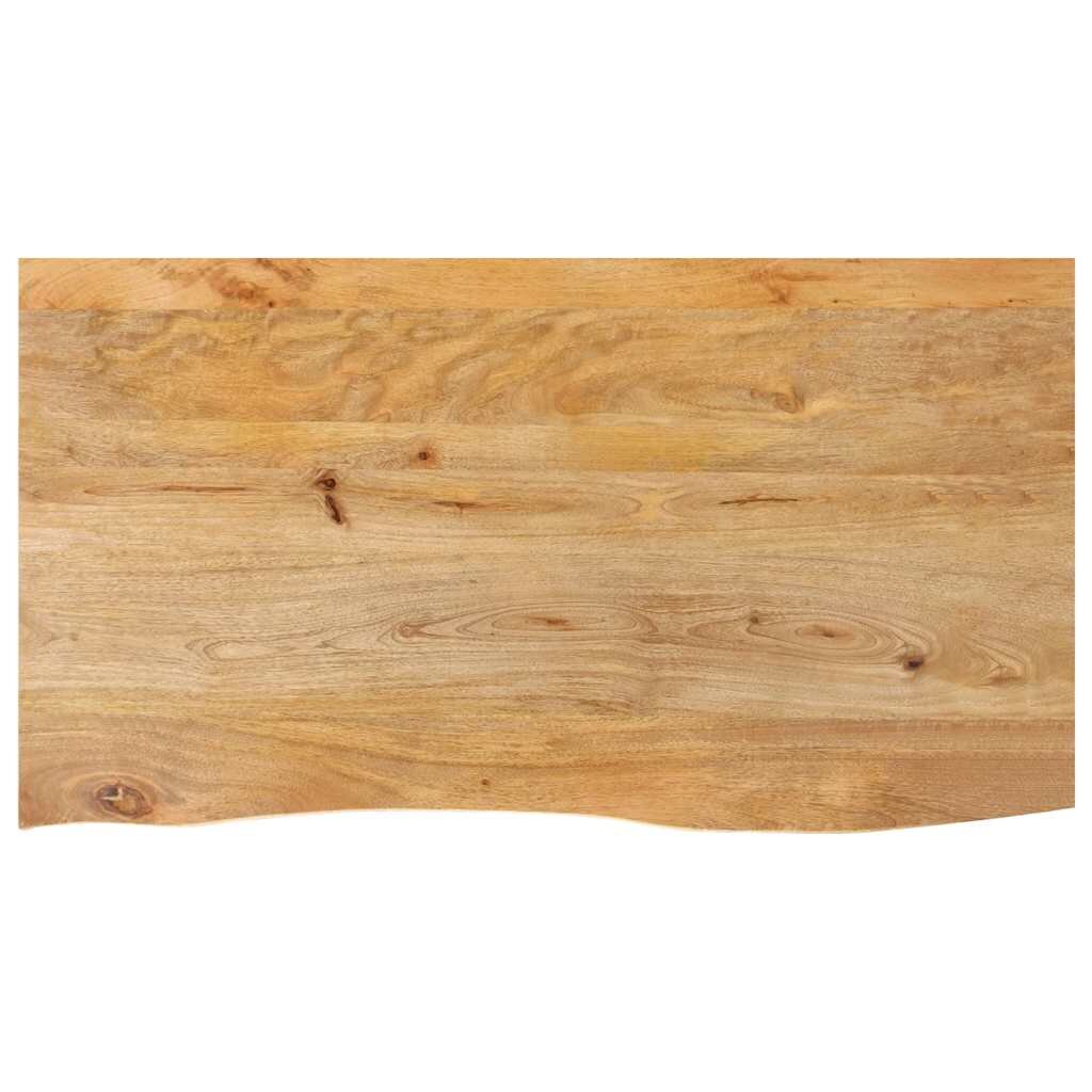 vidaXL Плот за маса жив ръб 120x60x25 см масивно дърво манго