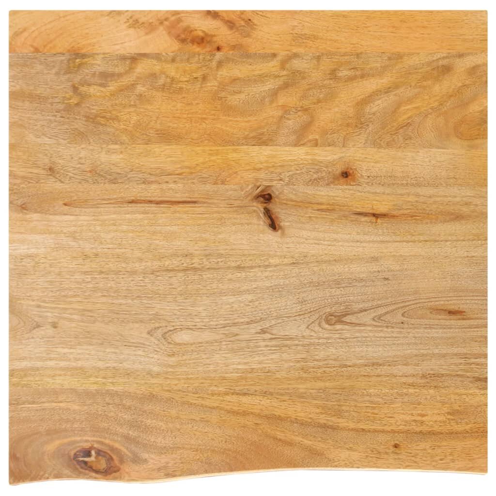 vidaXL Плот за маса жив ръб 40x40x25 см масивно дърво манго