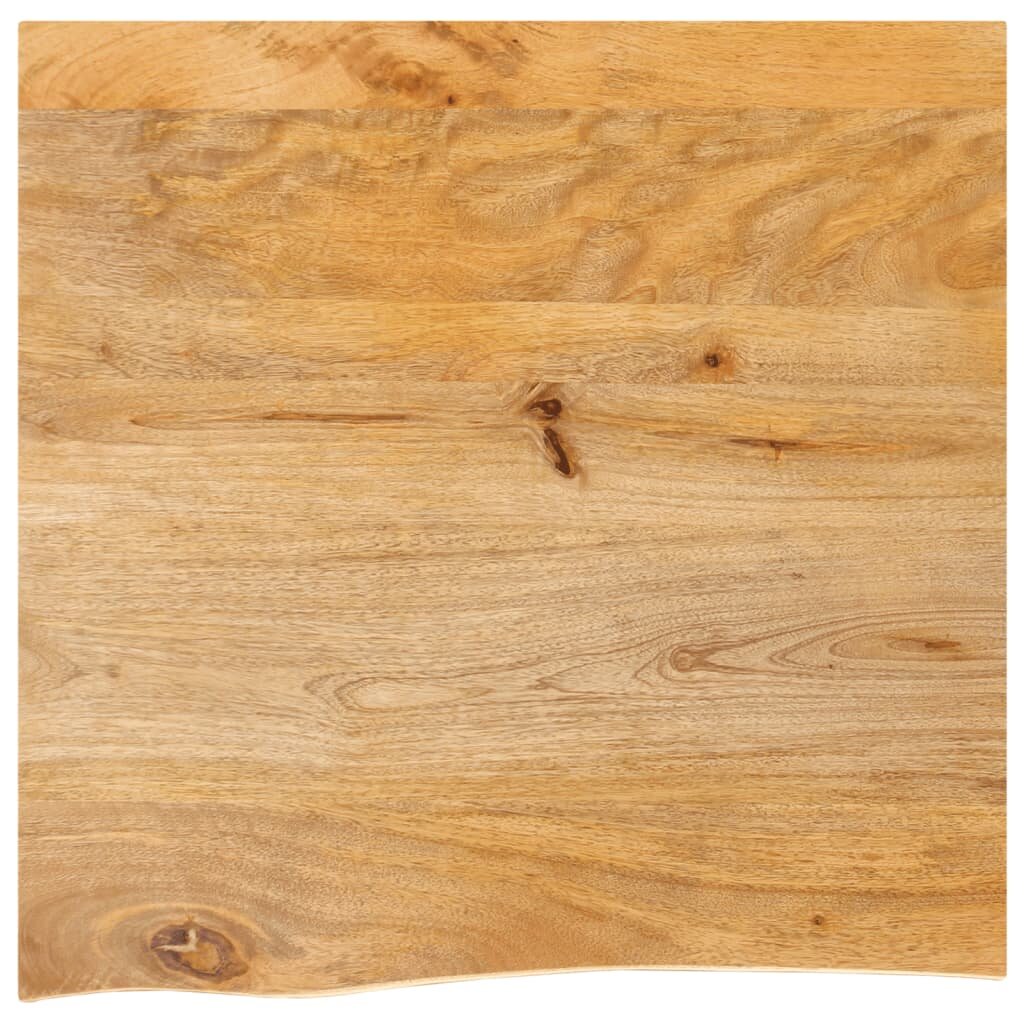 vidaXL Плот за маса жив ръб 60x60x38 см масивно дърво манго
