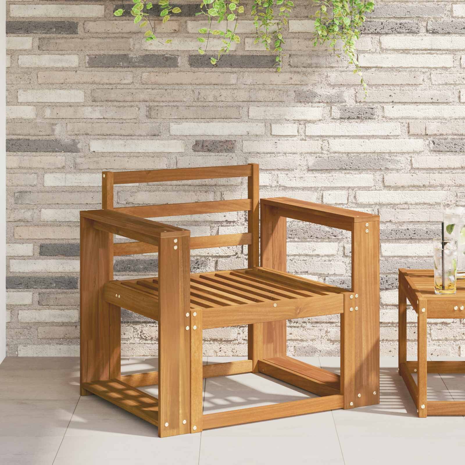 vidaXL Подлакътник 2 бр. Натурално 585 x 10 x 61 см