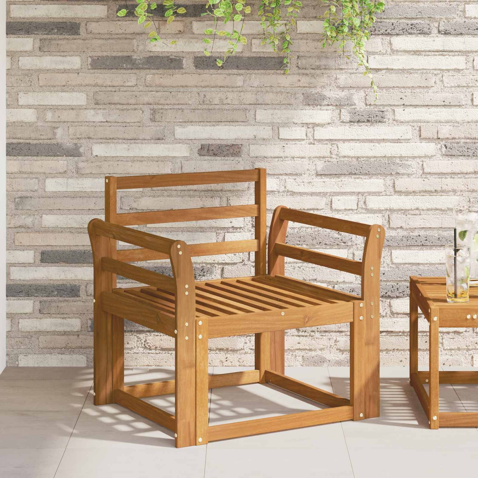 vidaXL Подлакътник 2 бр. Натурално 585 x 8 x 60 см