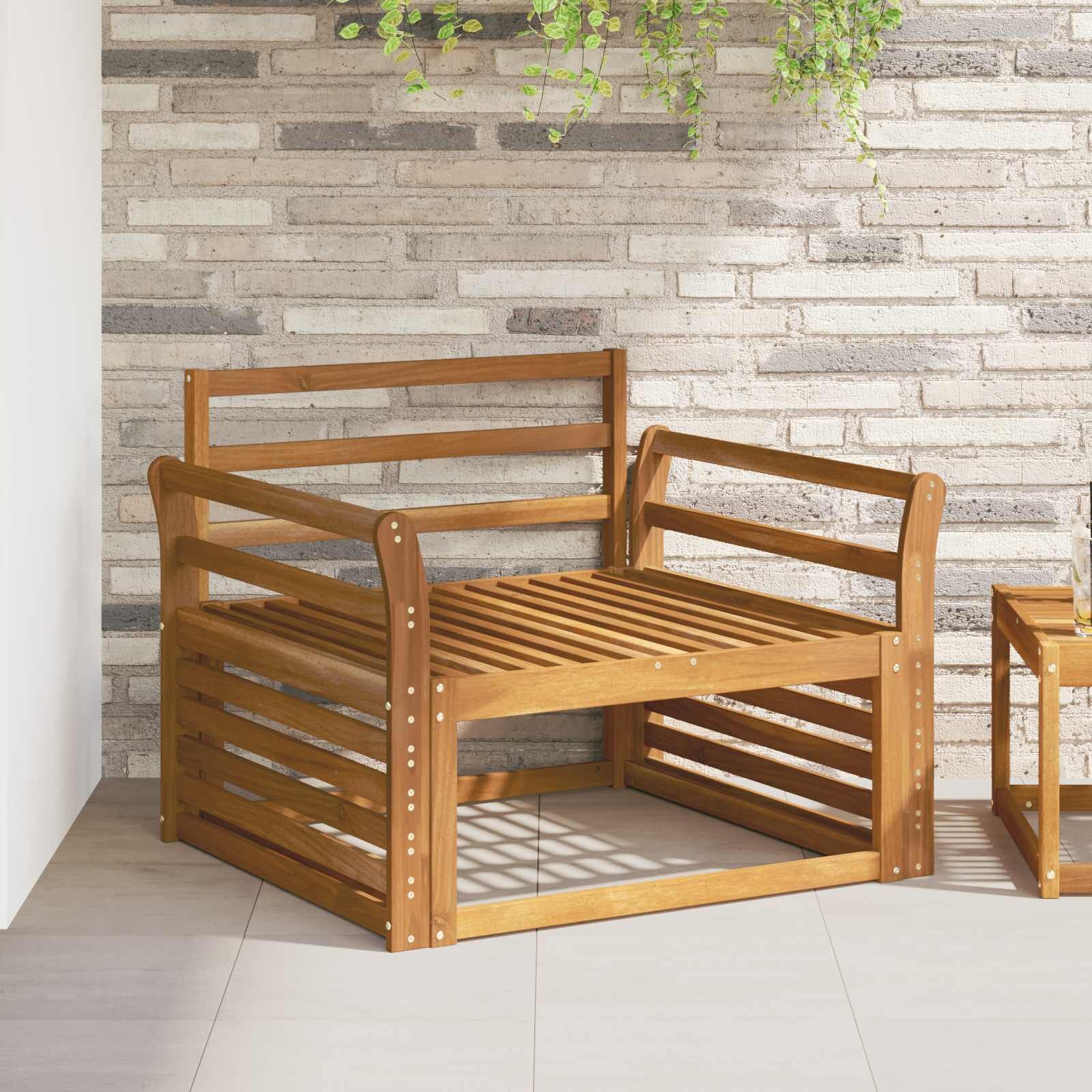 vidaXL Подлакътник 2 бр. Натурално 785 x 8 x 60 см