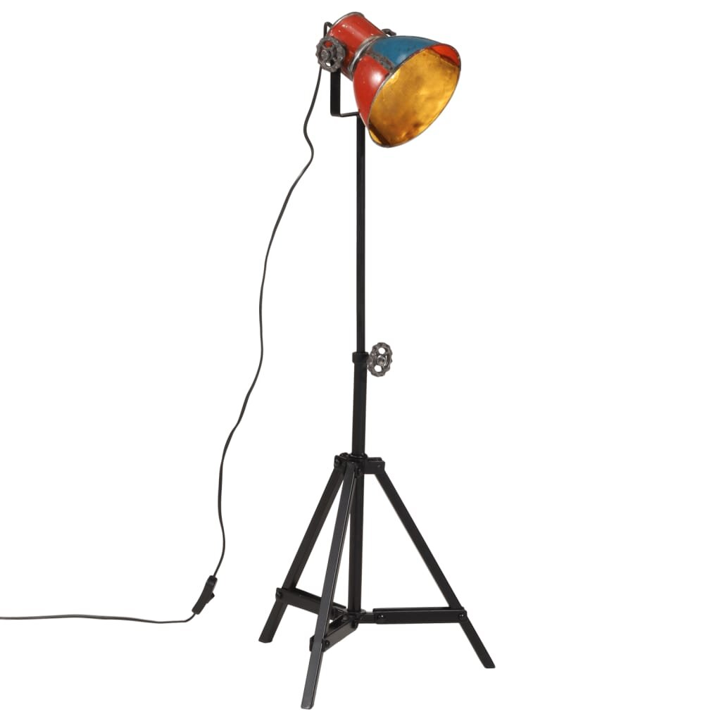 vidaXL Подова лампа 25 W многоцветна 35x35x65/95 см E27