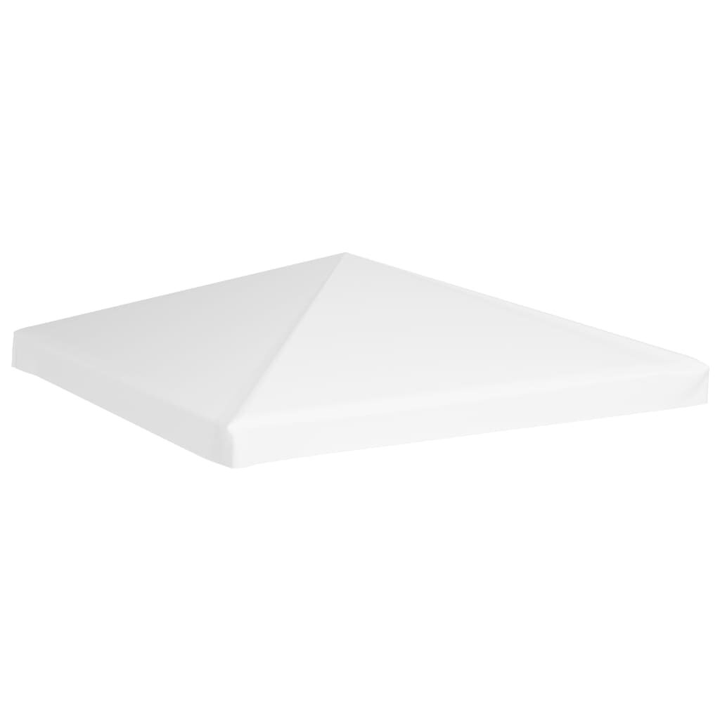 vidaXL Покрив за шатра 270 г/м² 3x3 м бял
