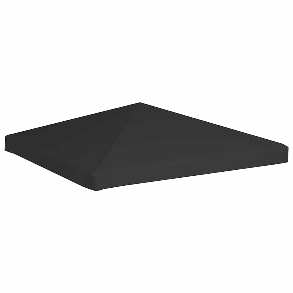 vidaXL Покрив за шатра 270 г/м² 3x3 м черен