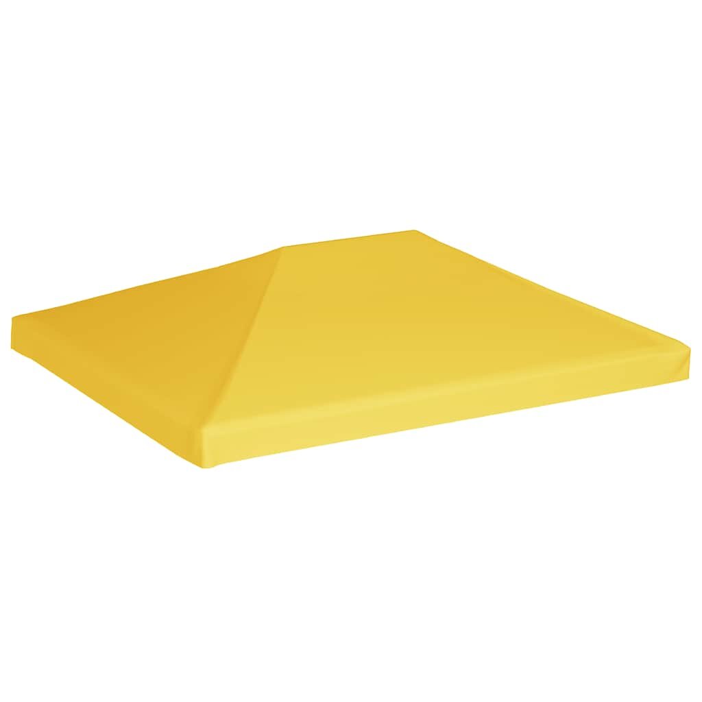vidaXL Покрив за шатра 270 г/м² 4x3 м жълт