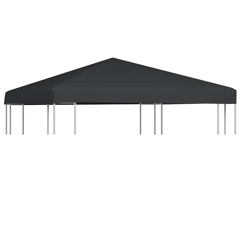 vidaXL Покрив за шатра 310 г/м² 3x3 м сив