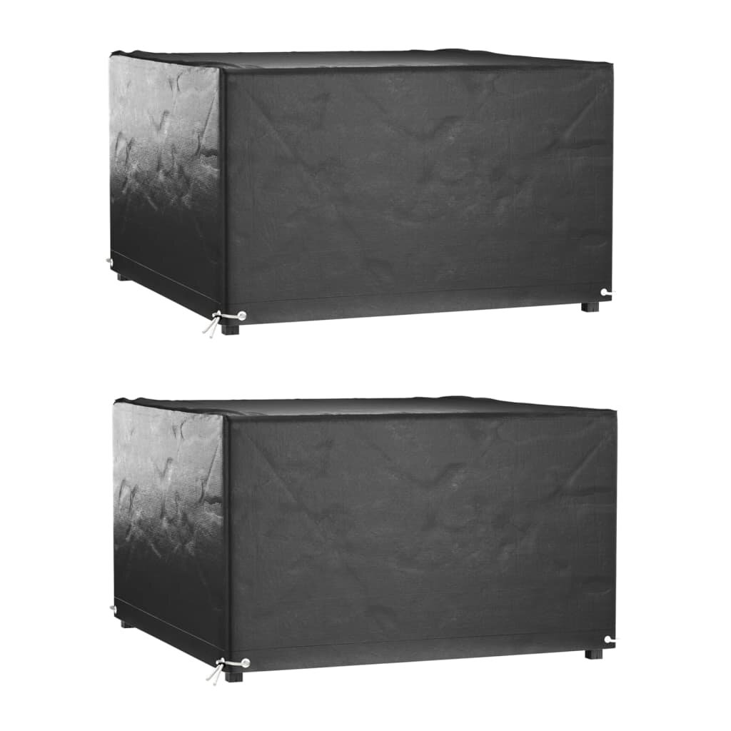 vidaXL Покривала за мебели 2 бр 8 капси 125x125x75 см квадратни