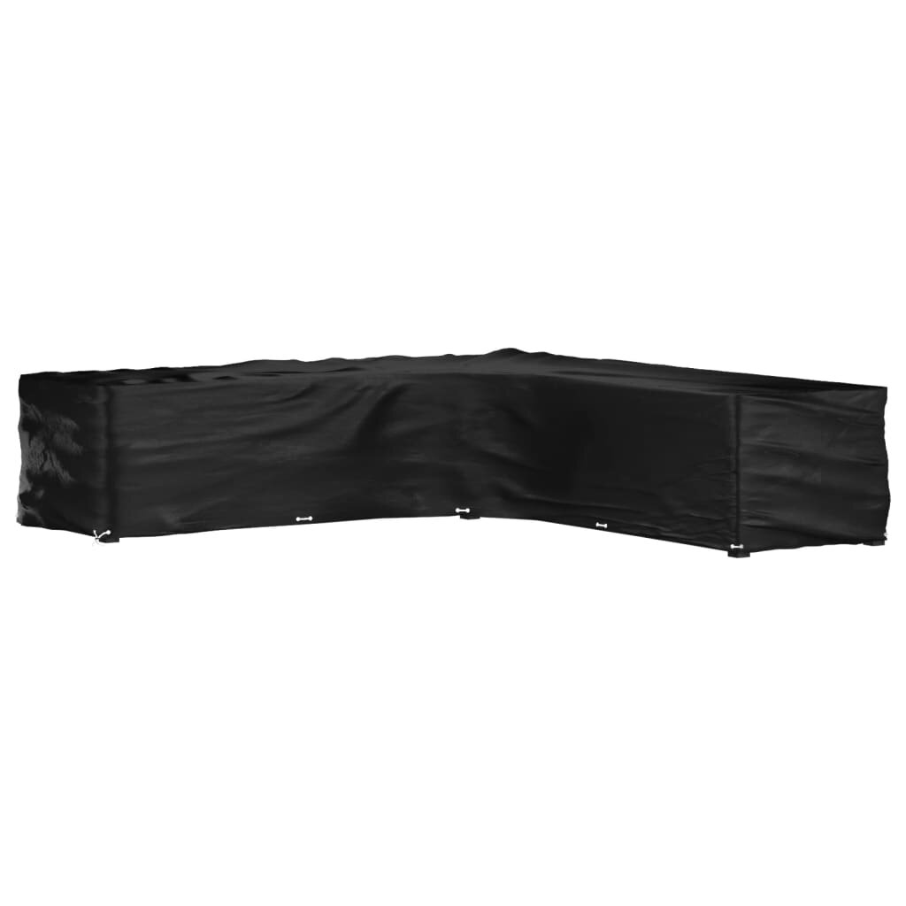 vidaXL Покривало за ъглови градински мебели 20 капси 300x300x70 см