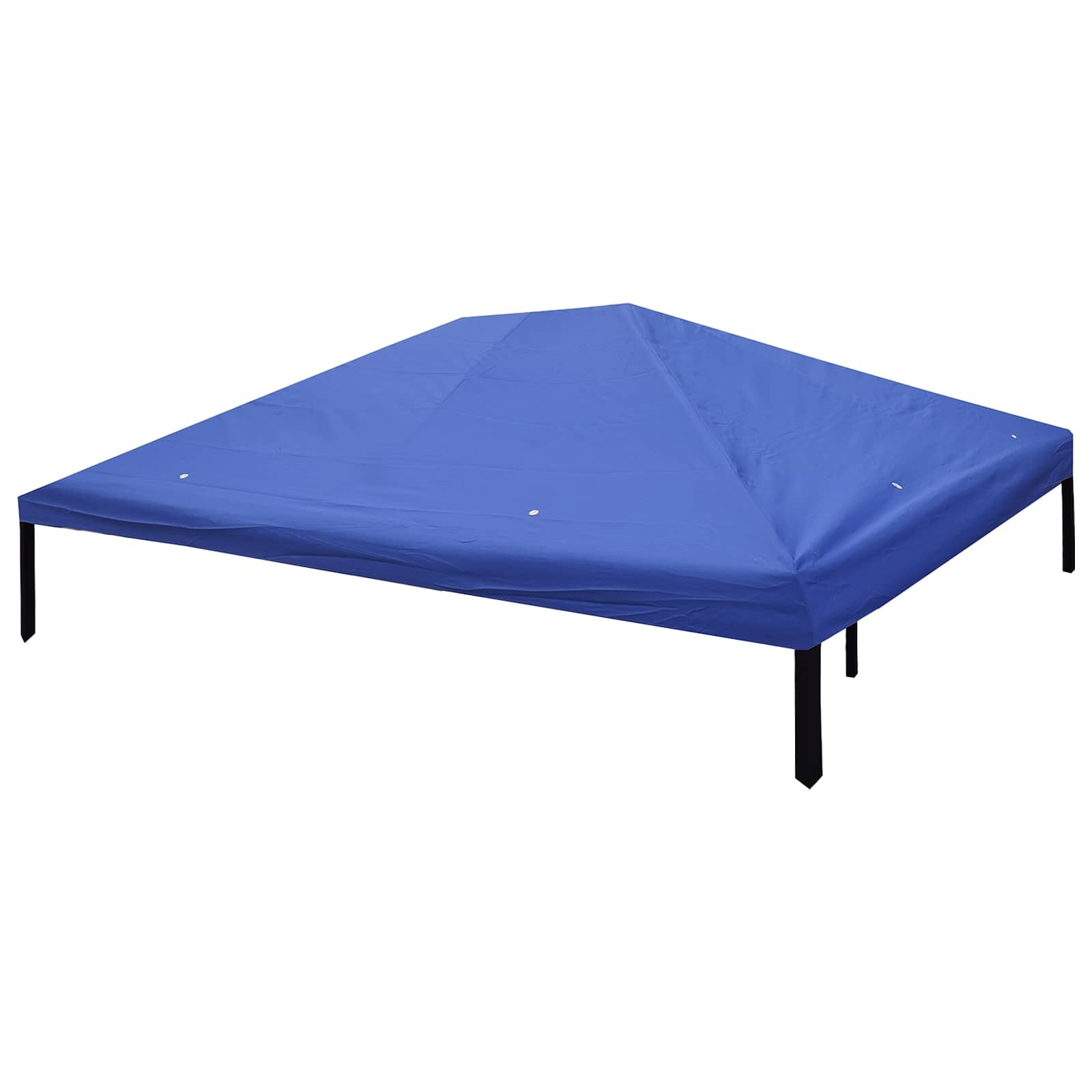 vidaXL Покривало за беседка 300 x 400 cm Синьо