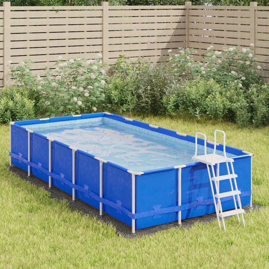 vidaXL Покривало за дъното на басейна 420 x 220 cm Правоъгълна