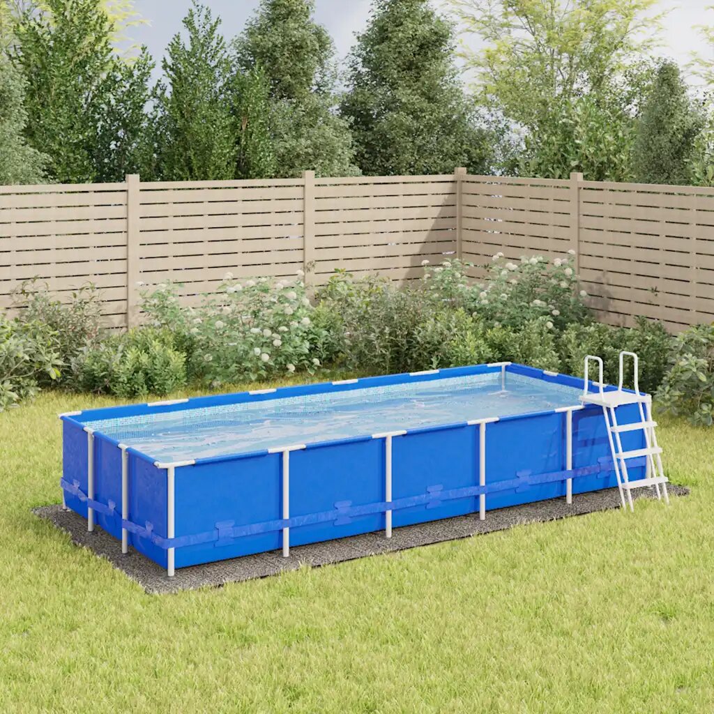 vidaXL Покривало за дъното на басейна 550 x 280 cm Правоъгълна