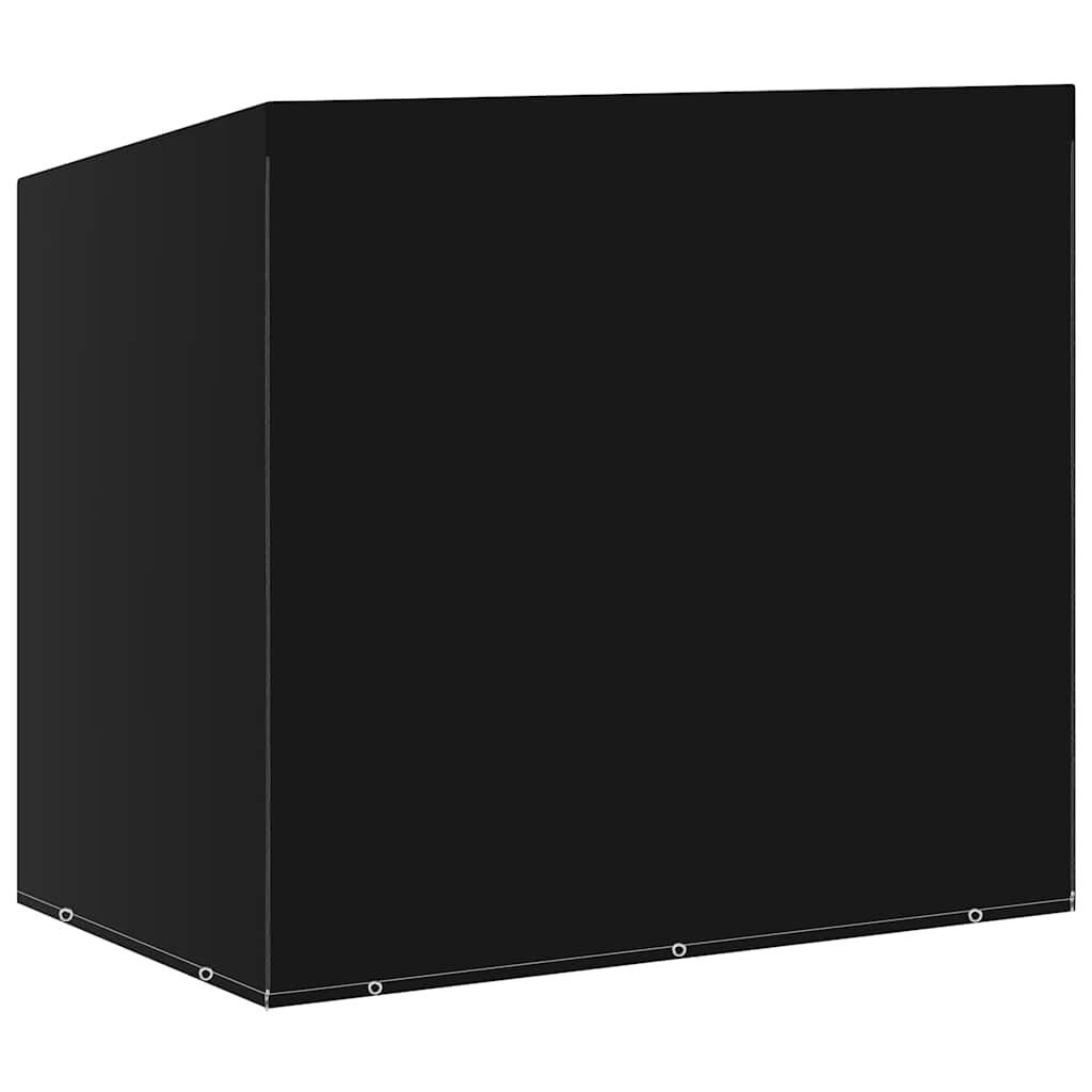vidaXL Покривало за градинска люлка 10 капси 2 ципа 255x145x170 см