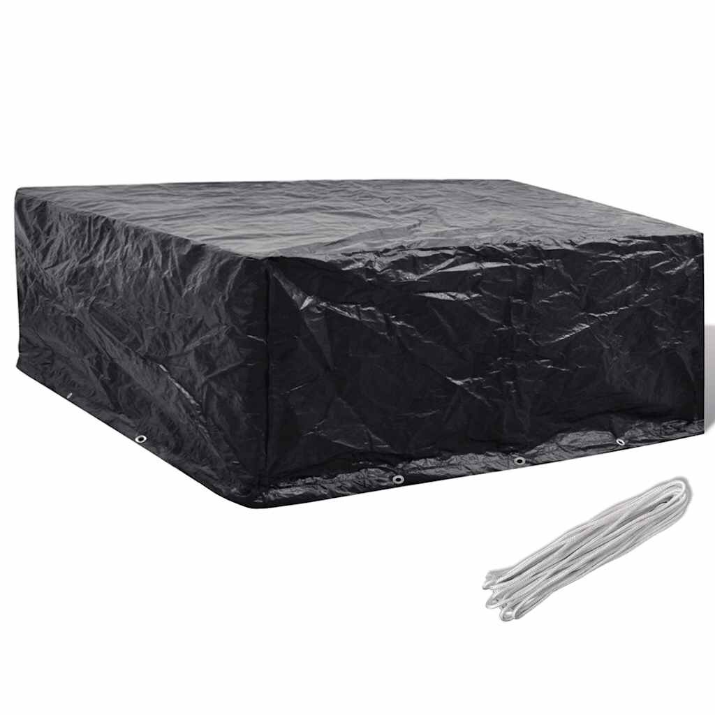 vidaXL Покривало за градински мебели 10 капси 260x260x90 см