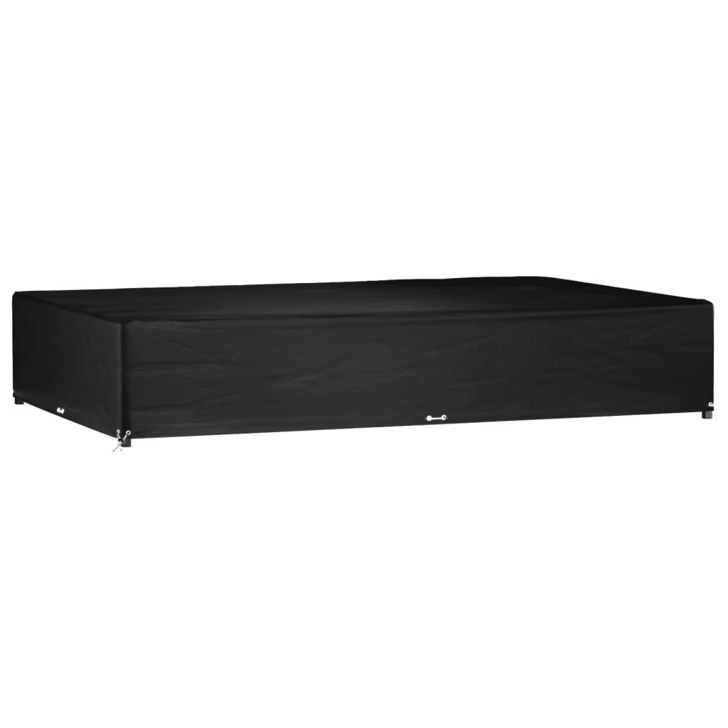 vidaXL Покривало за градински мебели 16 капси 325x205x60см правоъгълно