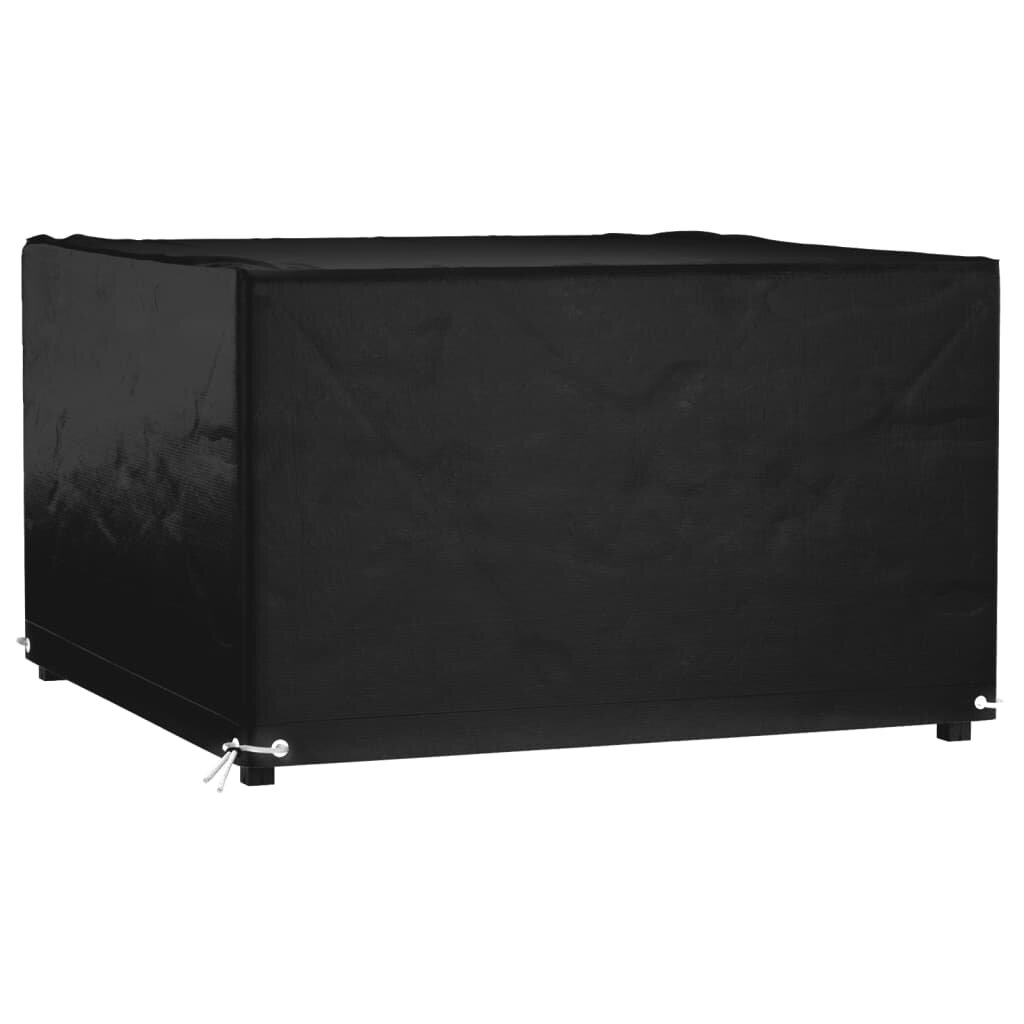 vidaXL Покривало за градински мебели 8 капси 125x125x75 см квадратно