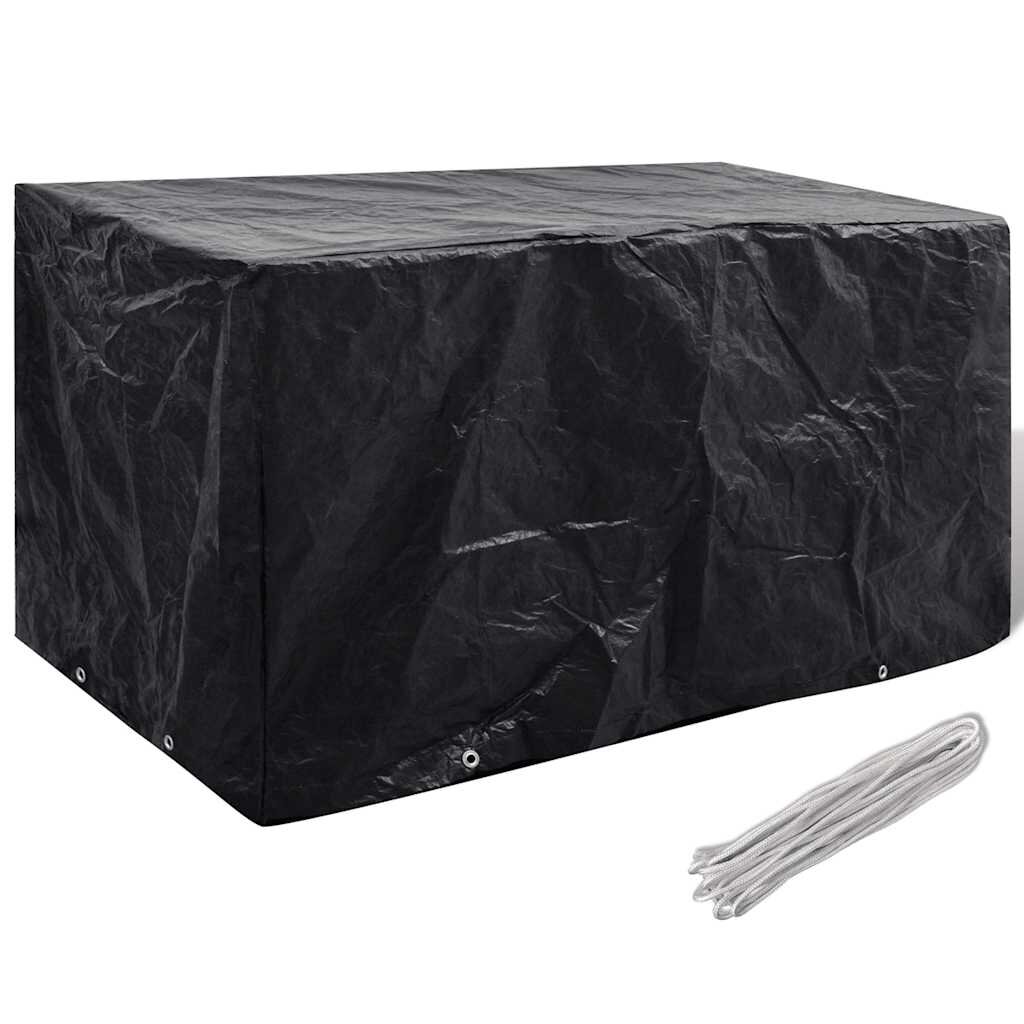 vidaXL Покривало за градински мебели 8 капси 180x70x90 см