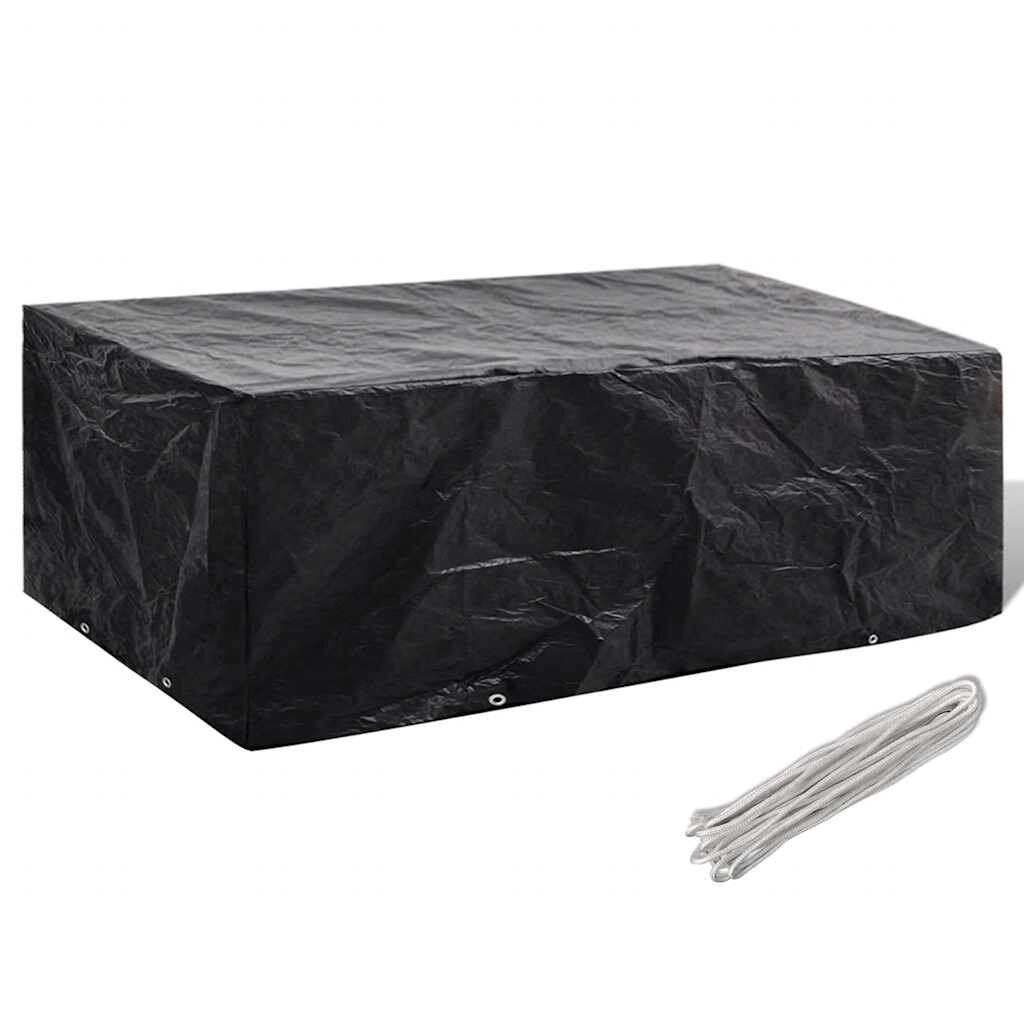 vidaXL Покривало за градински мебели 8 капси 200 x 160 x 70 см