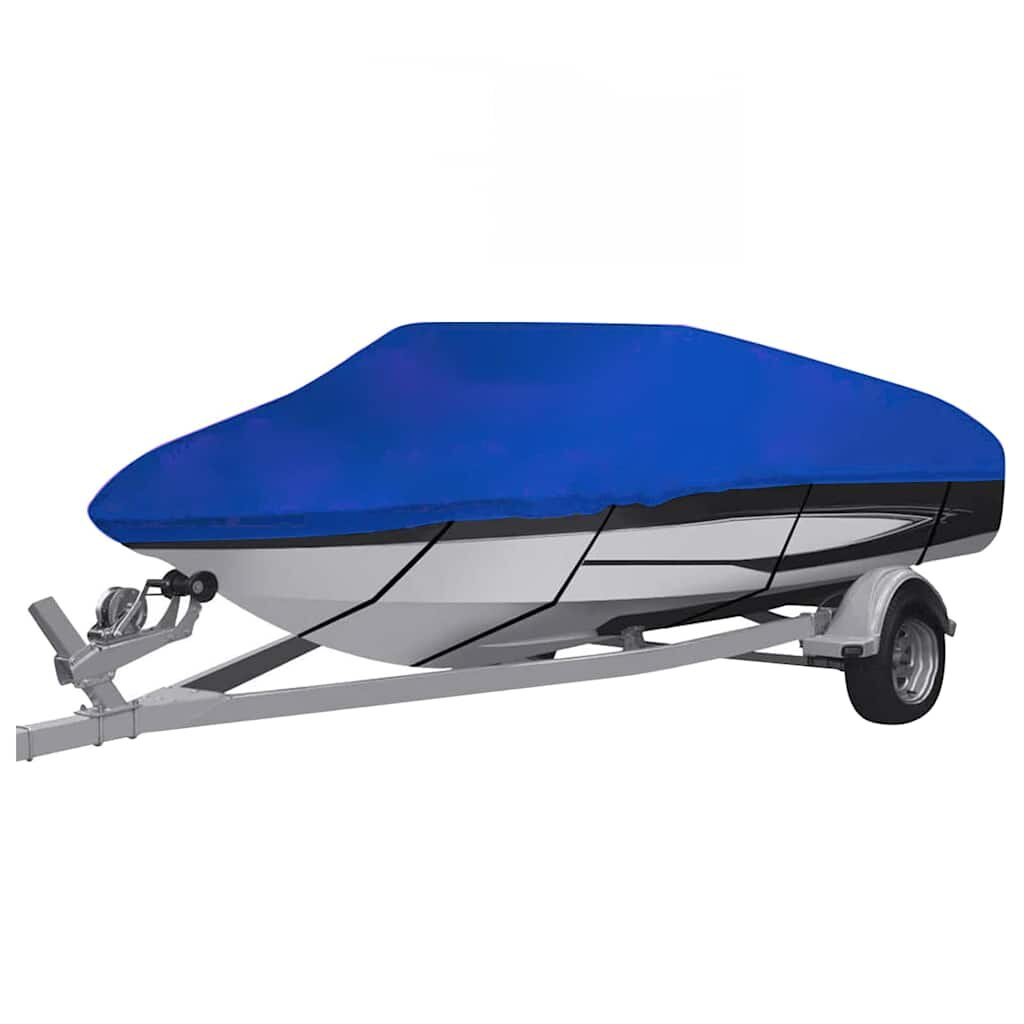 vidaXL Покривало за лодка синьо 530x133x40 см
