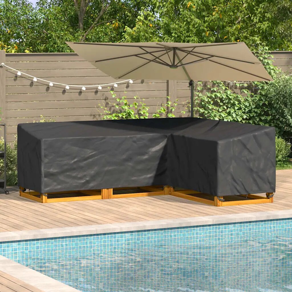 vidaXL Покривало за мебели 260 x 210 x 80 cm 600D оксфордска тъкан