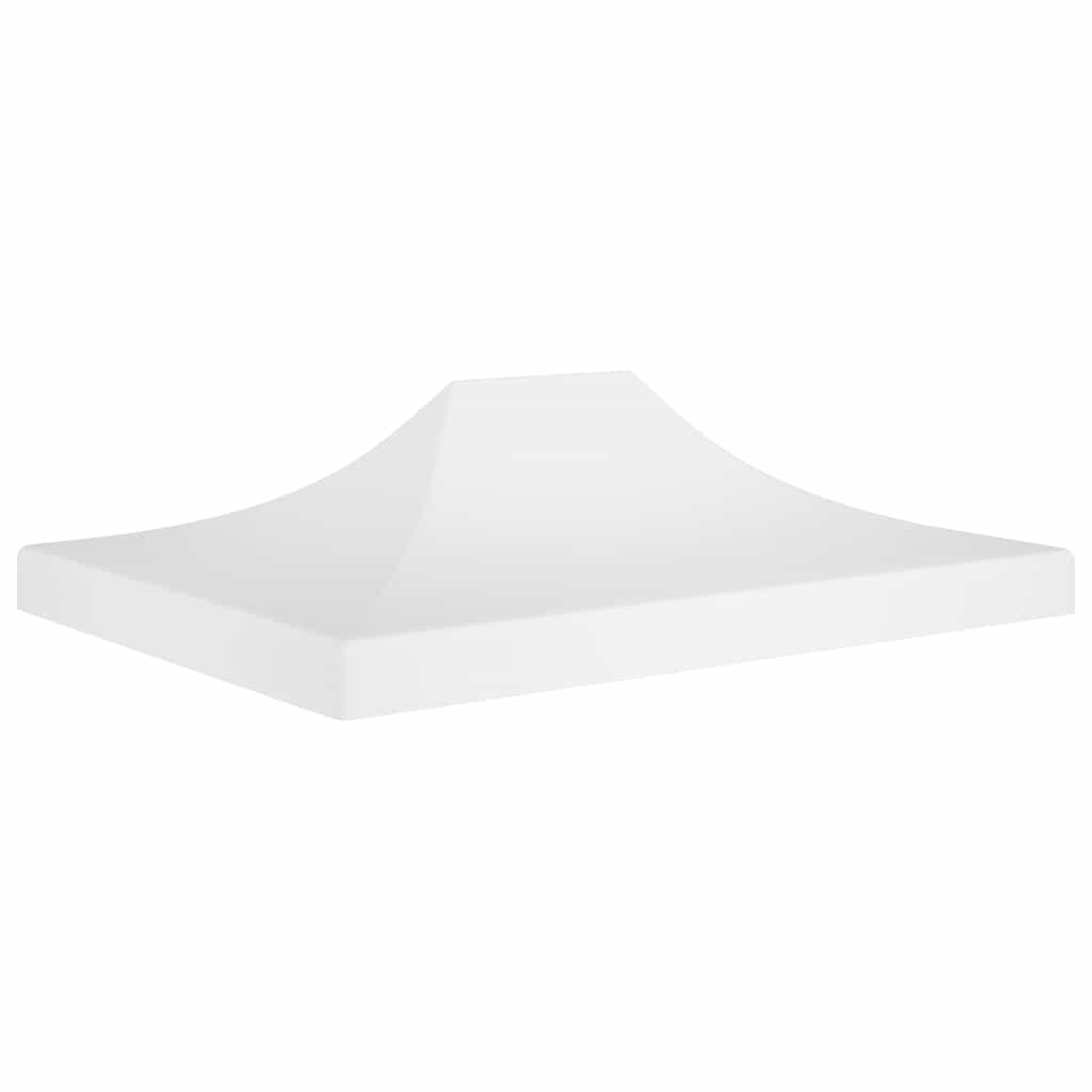vidaXL Покривало за парти шатра 45x3 м бяло 270 г/м²