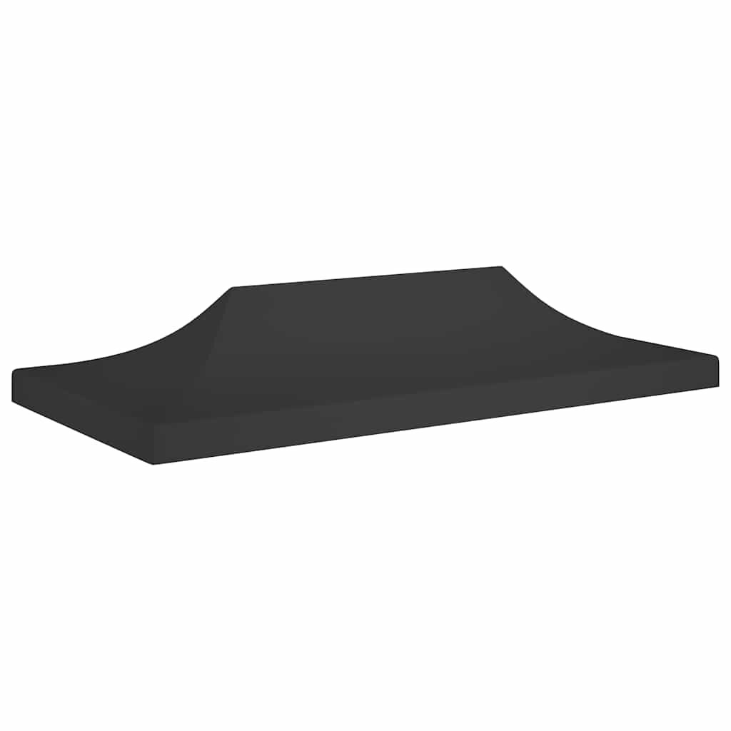 vidaXL Покривало за парти шатра 6x3 м черно 270 г/м²