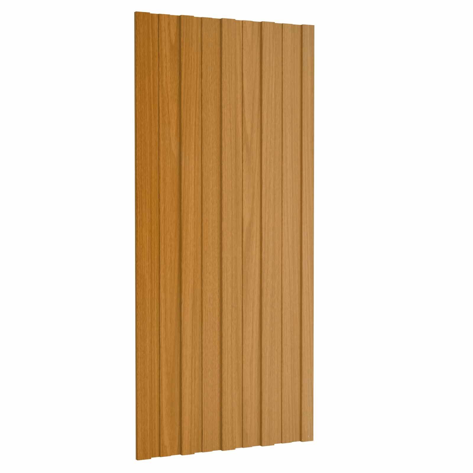 vidaXL Покривен панел 12 бр. Натурално 100 x 45 cm Поцинкована стомана