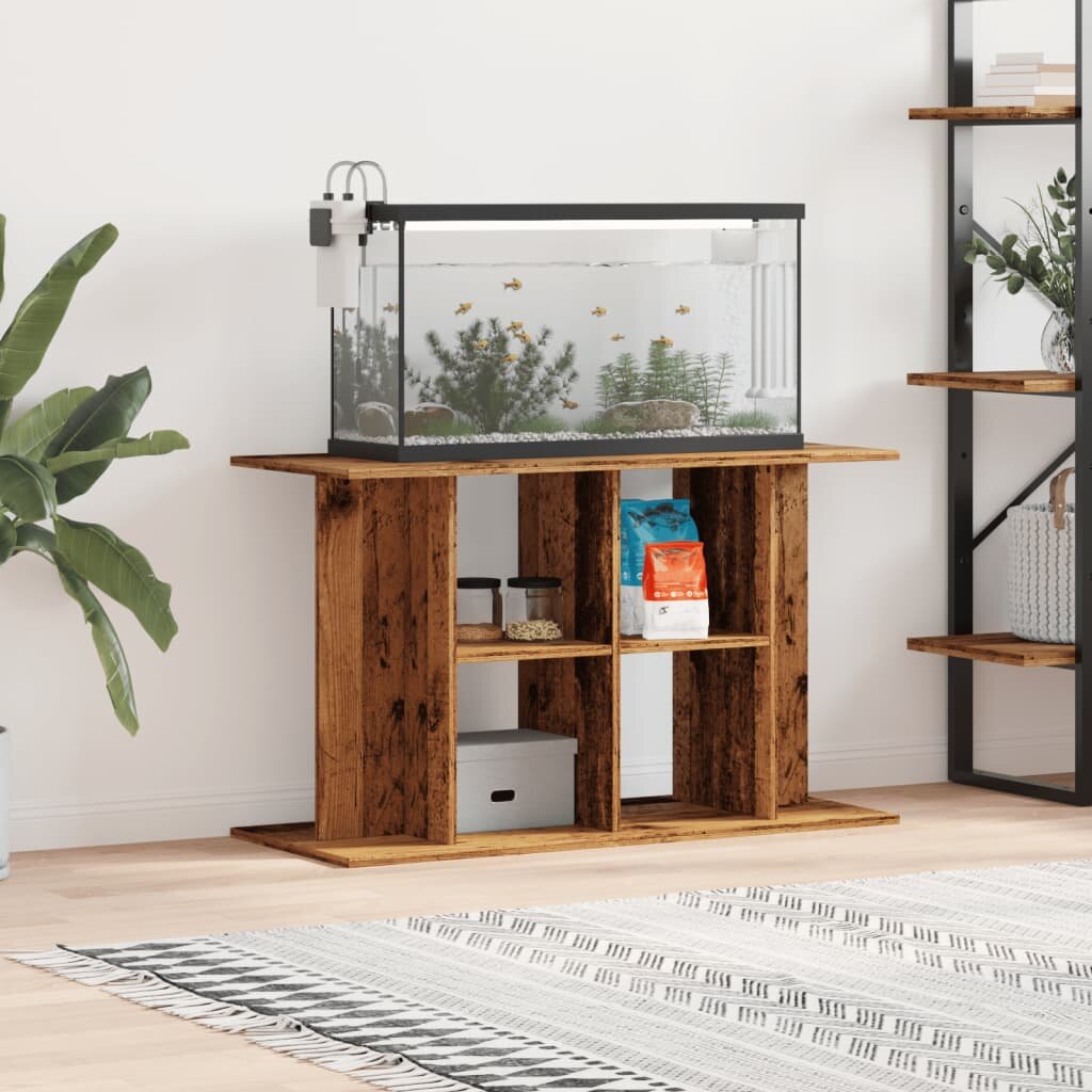vidaXL Поставка за аквариум старо дърво 100x40x60 см инженерно дърво