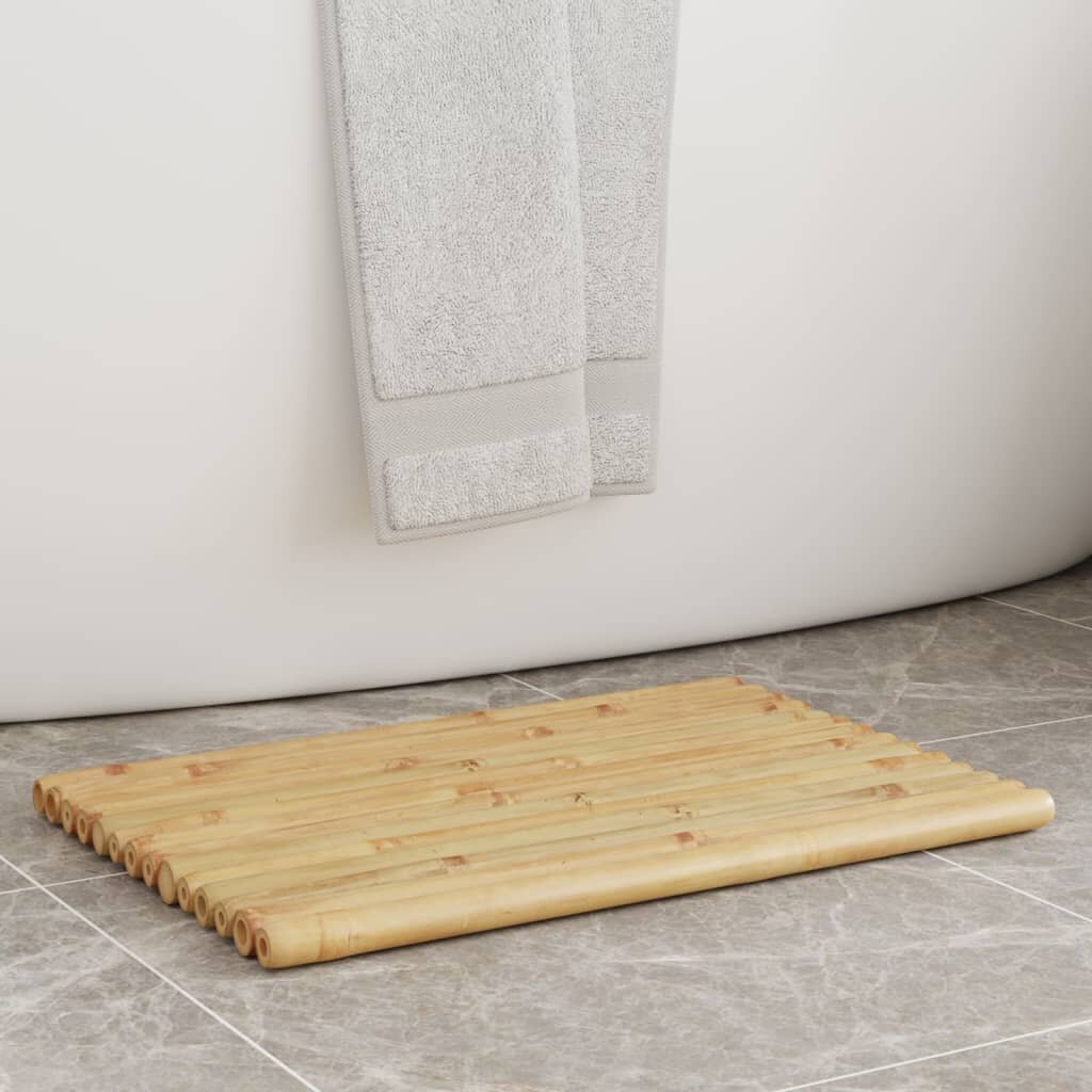 vidaXL Постелки за баня 2 бр 50x35 см бамбук