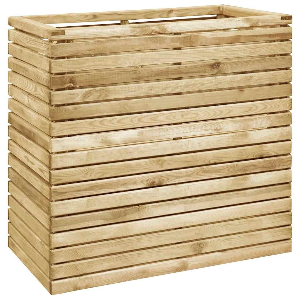 vidaXL Повдигната леха 100x50x100 см импрегнирано борово дърво