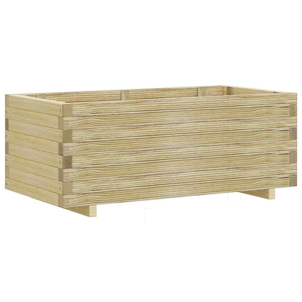 vidaXL Повдигната леха 100x50x40 см дървена правоъгълна