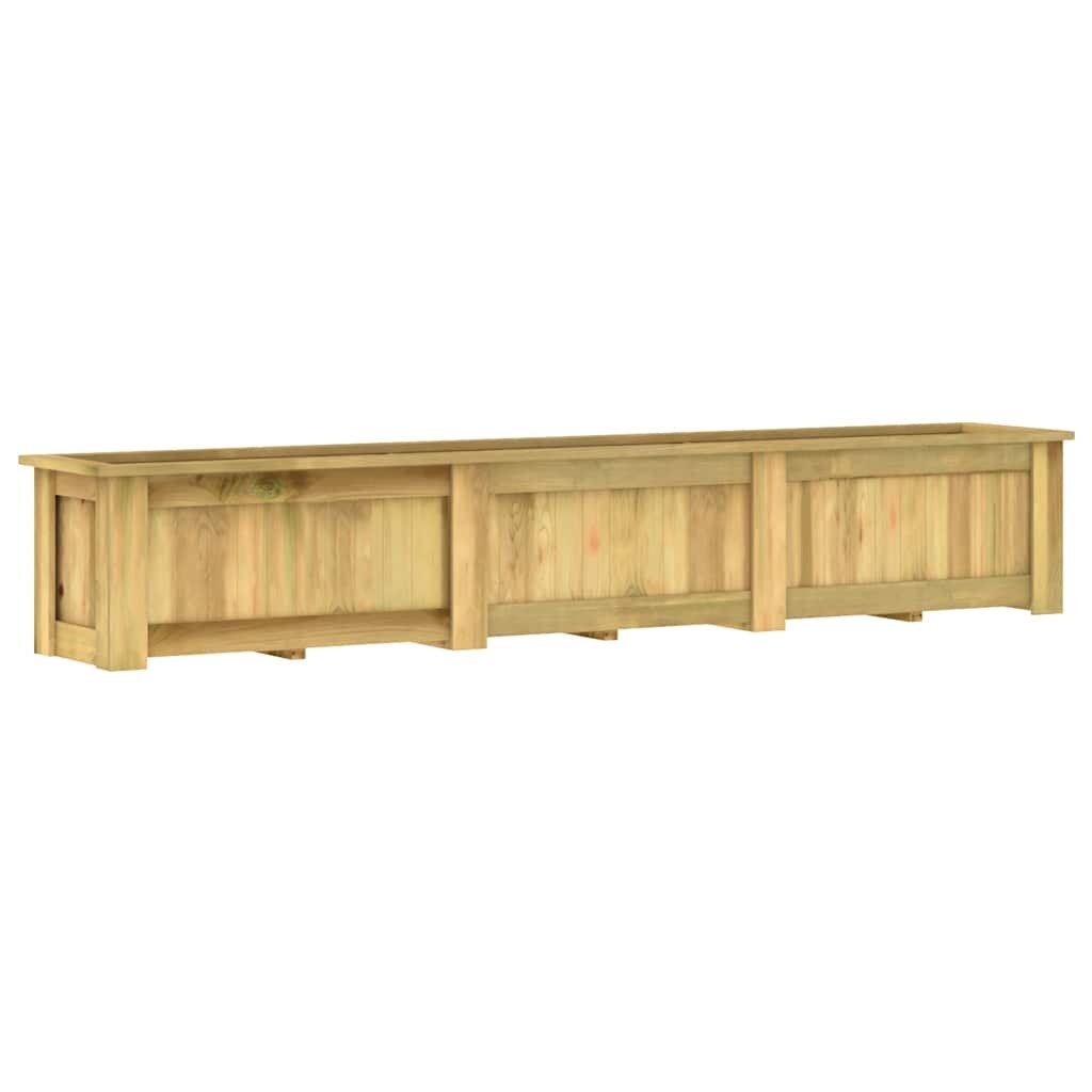vidaXL Повдигната леха 291x50x50 см импрегнирано борово дърво