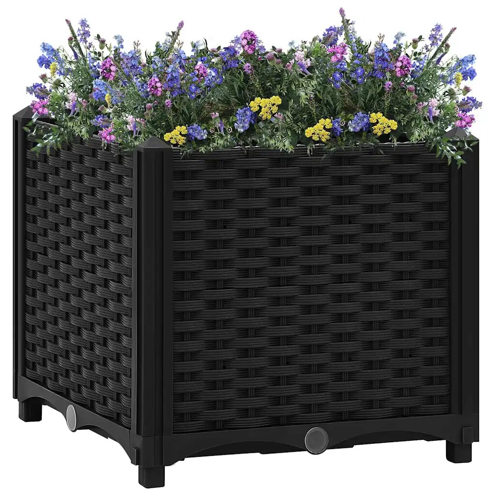 vidaXL Повдигната леха 40x40x38 см полипропилен
