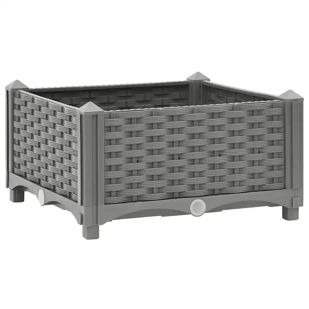 vidaXL Повдигнато легло 40x40x23 см полипропилен