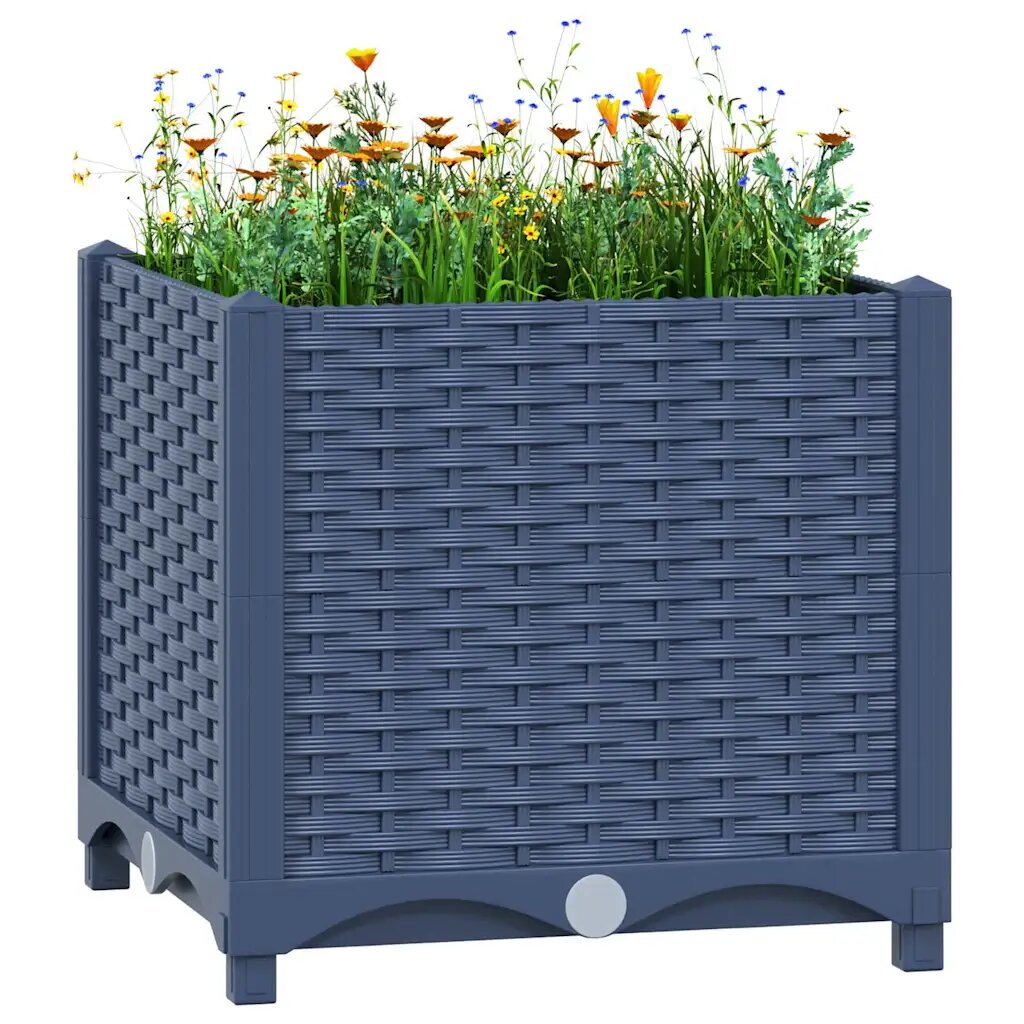 vidaXL Повдигнато легло 40x40x38 см полипропилен