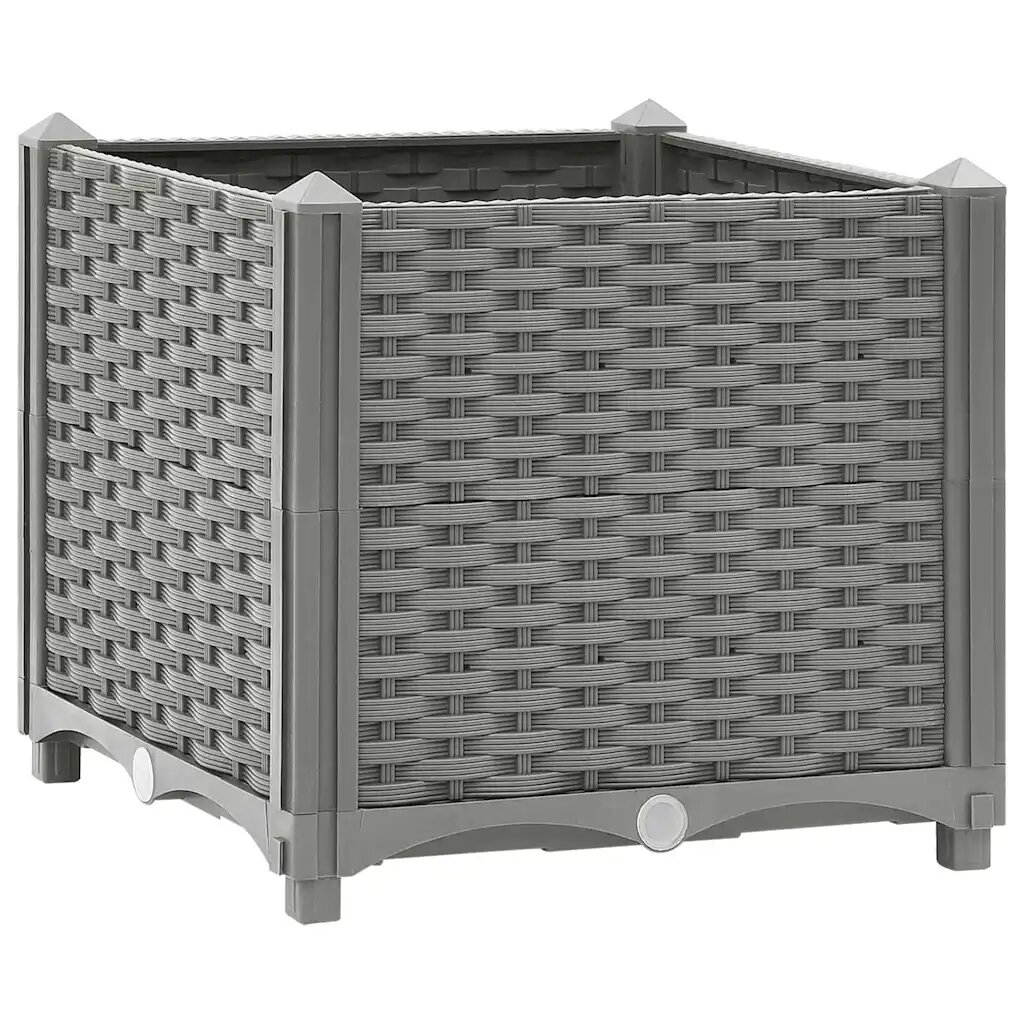 vidaXL Повдигнато легло 40x40x38 см полипропилен