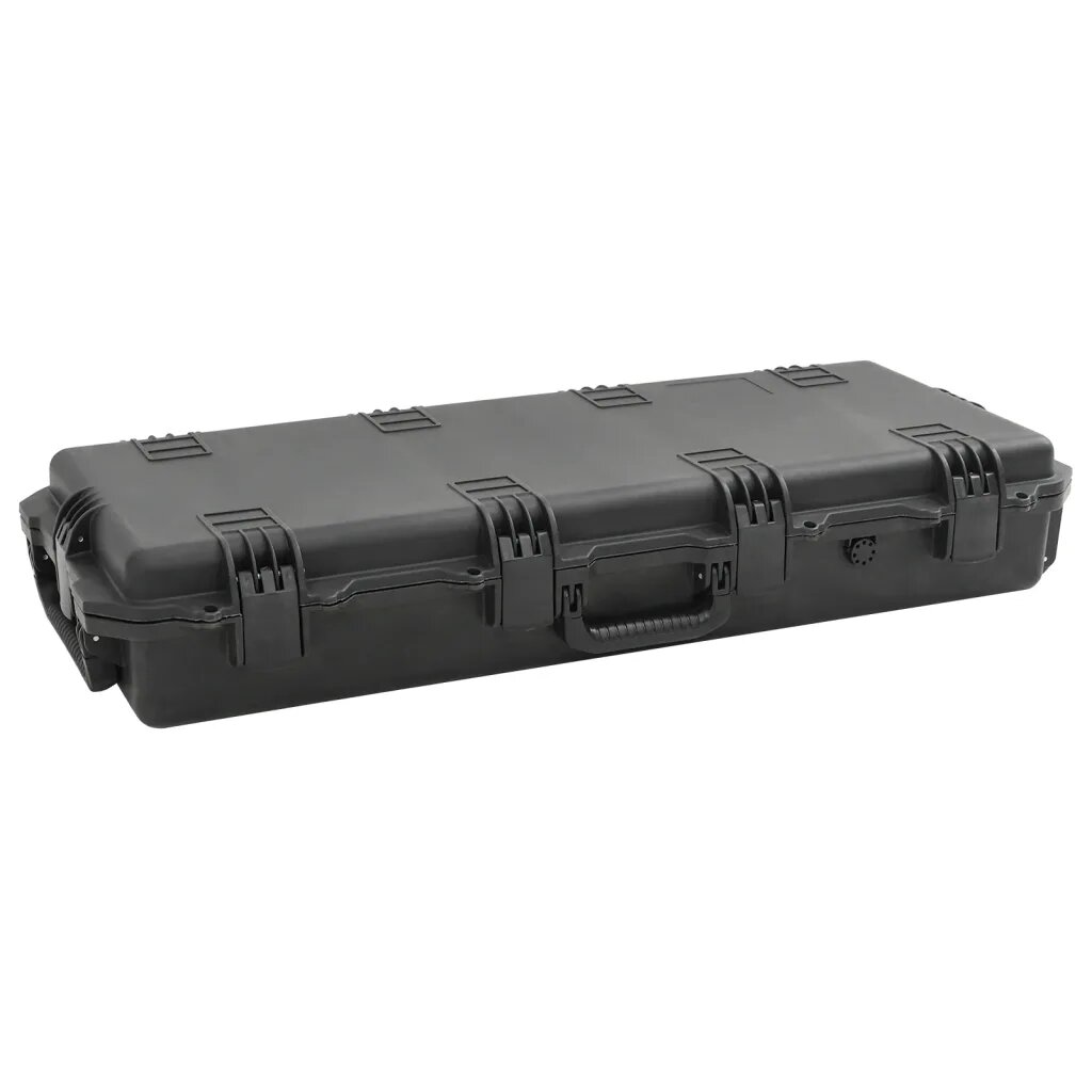 vidaXL Преносим калъф за полет черен 1005x42x17 см PP