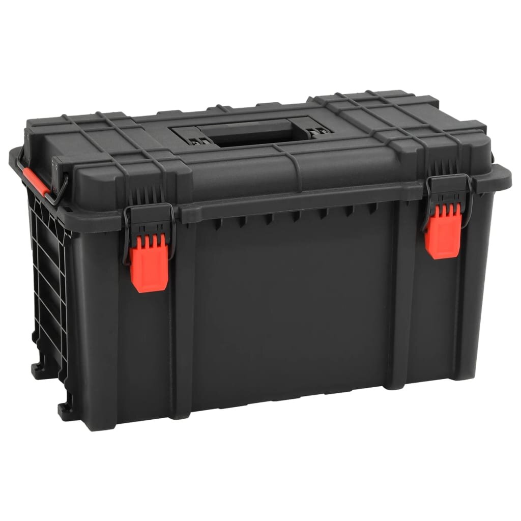 vidaXL Преносим калъф за полет черен 57x35x325 см PP