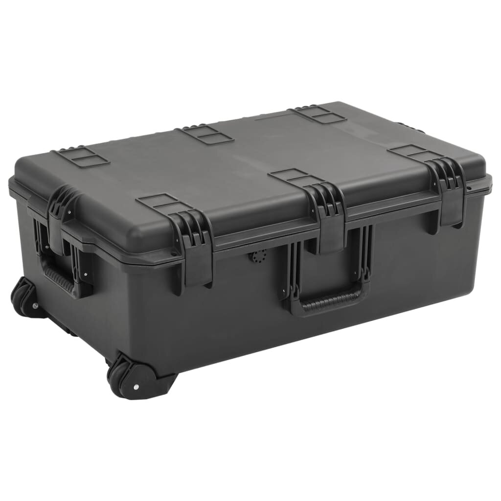 vidaXL Преносим калъф за полет черен 795x515x305 см PP