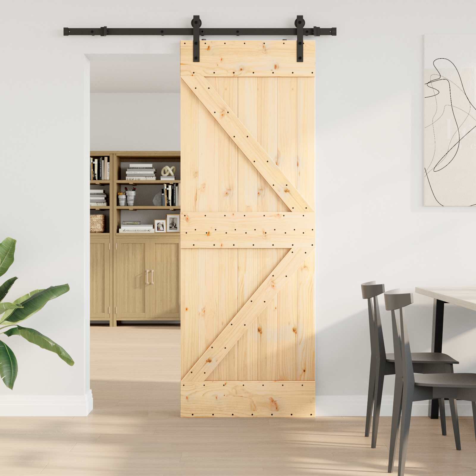 vidaXL Преплъзваща се врата NARVIK 70 x 210 см (1525 см)