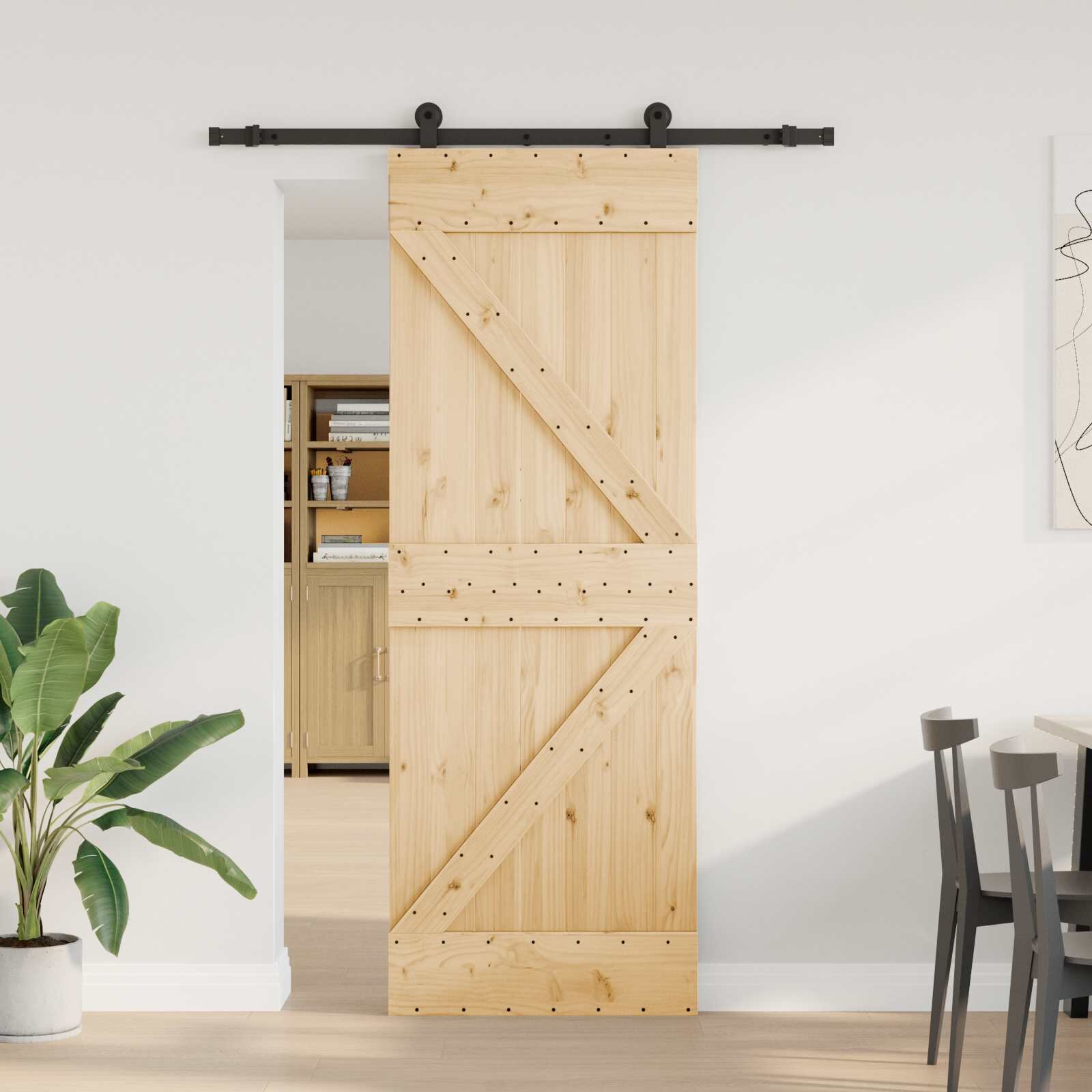 vidaXL Преплъзваща се врата NARVIK 70 x 210 см (1525 см)