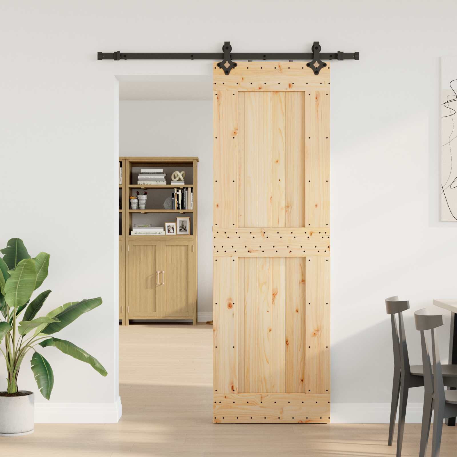 vidaXL Преплъзваща се врата NARVIK 70 x 210 см (1525 см)