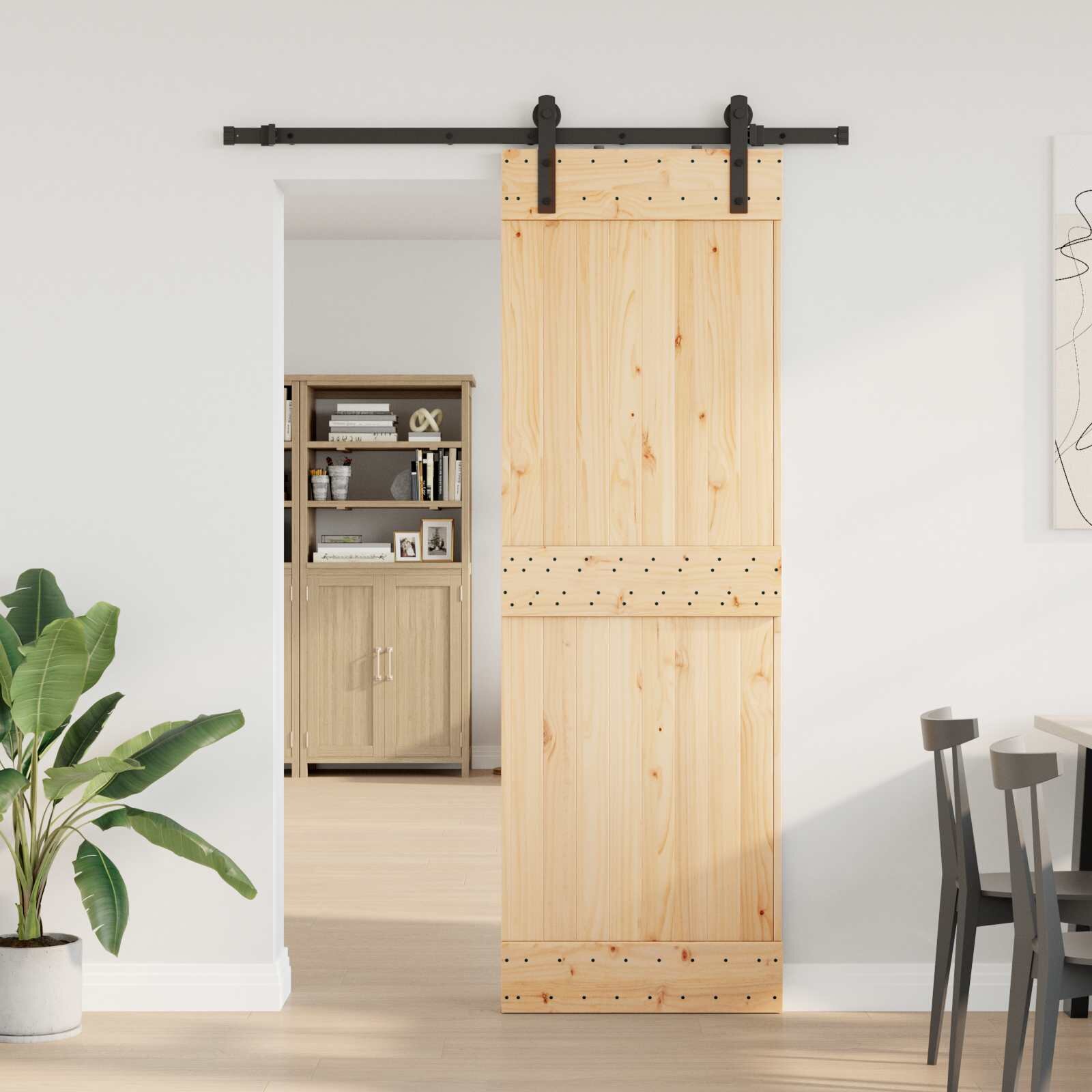 vidaXL Преплъзваща се врата NARVIK 70 x 210 см (1525 см)