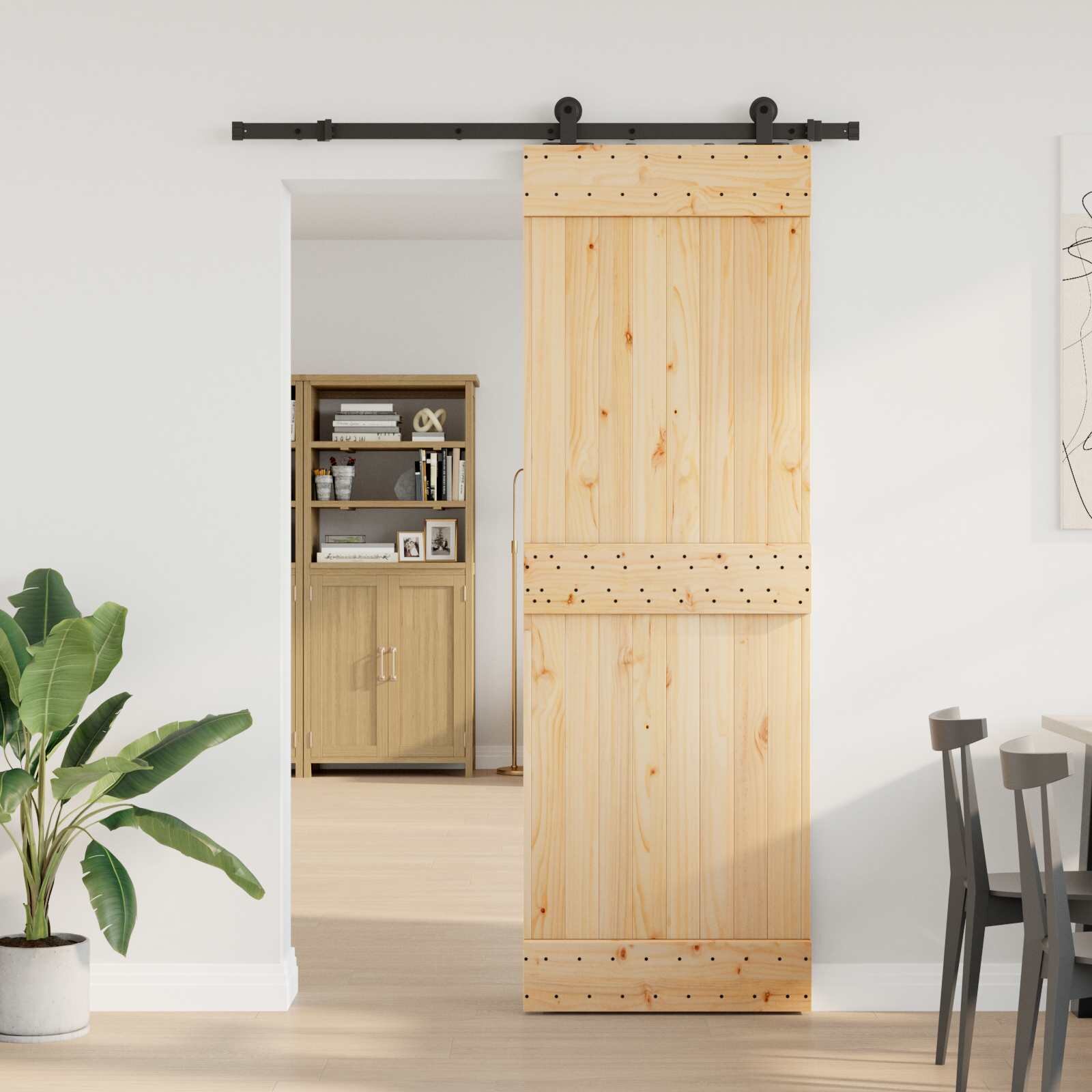 vidaXL Преплъзваща се врата NARVIK 70 x 210 см (1525 см)