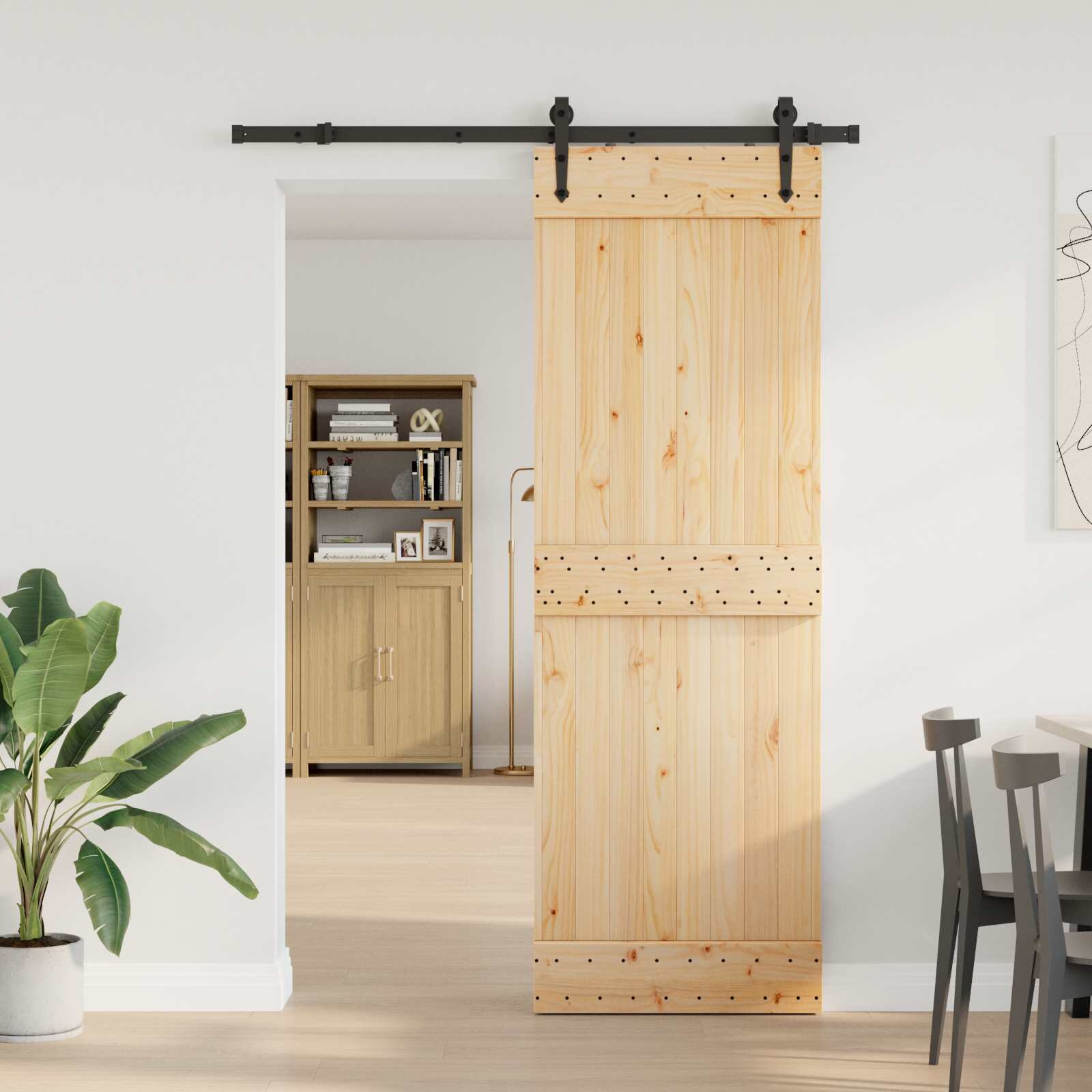 vidaXL Преплъзваща се врата NARVIK 70 x 210 см (1525 см)