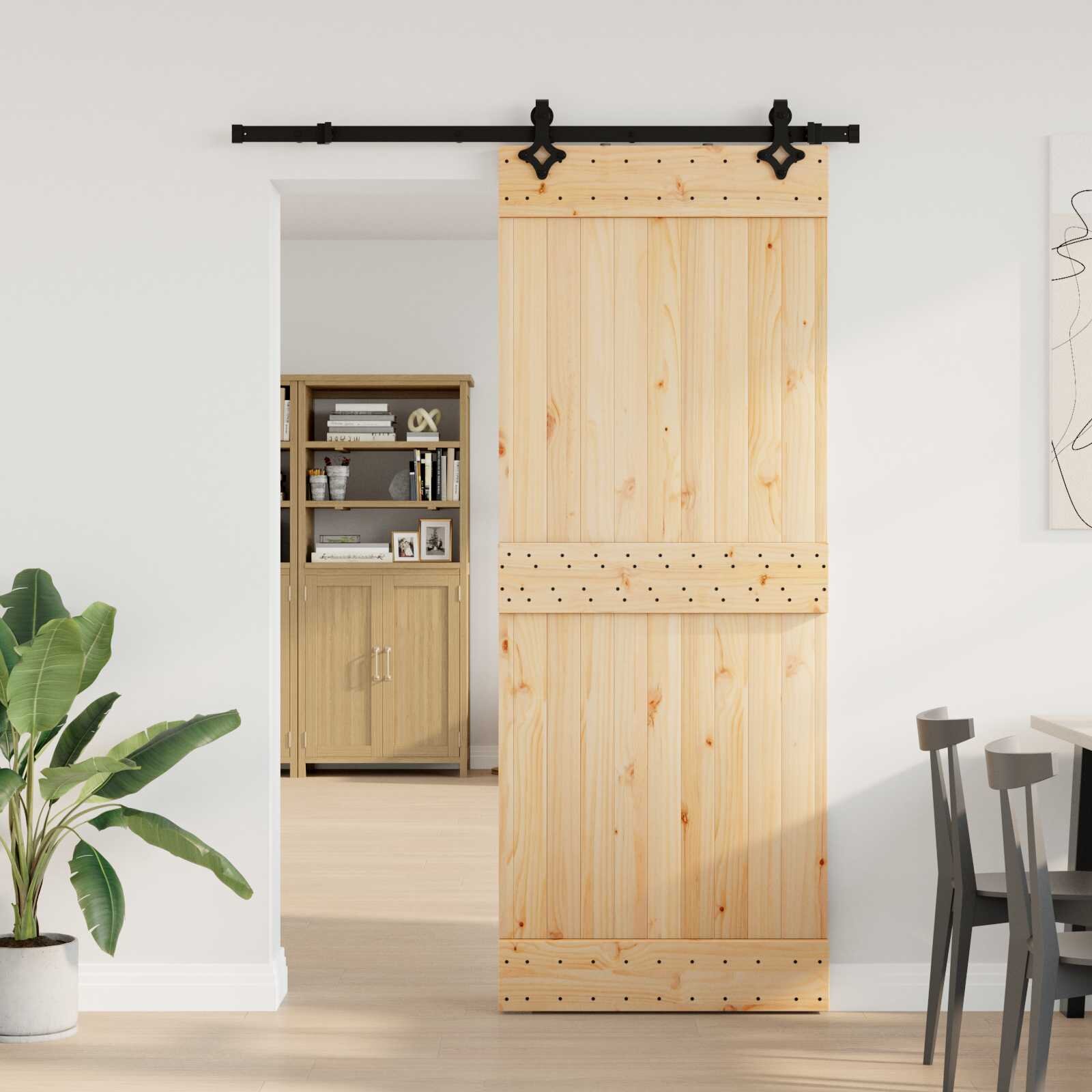 vidaXL Преплъзваща се врата NARVIK 80 x 210 см (1525 см)