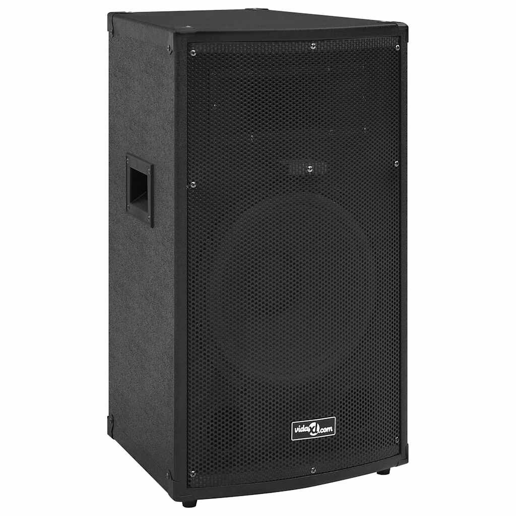 vidaXL Профи пасивна Hifi сценична тонколона 150 W черна 37x37x64 см